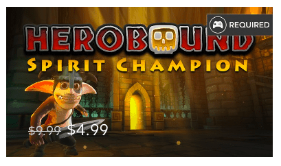 Rea på Gear VR-spel: Herobound: Spirit Champion