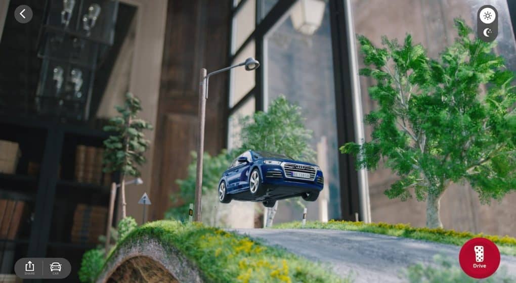 Audi-quattro-coaster-AR_1 Audi och DVA gör världens första interaktiva AR-tv-reklam