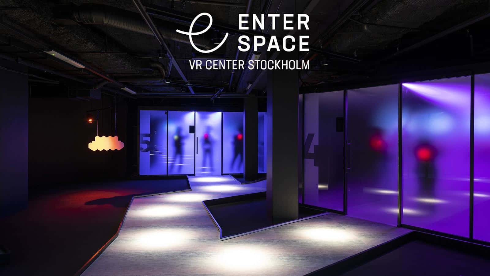 Spelen på Enterspace VR-center Stockholm