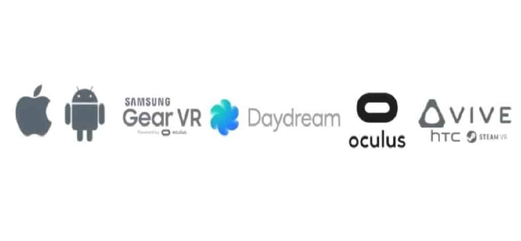 VR-plattformar steam oculus home daydream apple google
